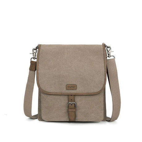 Beige shoulder bag with a strap on a white background - okotoks hc pharmacy