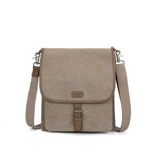 Beige shoulder bag with a strap on a white background - okotoks hc pharmacy