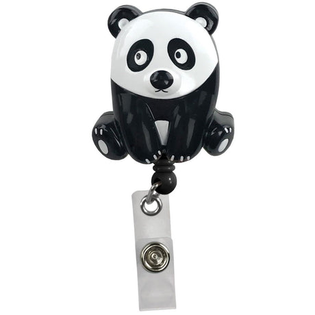 Panda-shaped badge holder on a white background - okotoks hc pharmacy