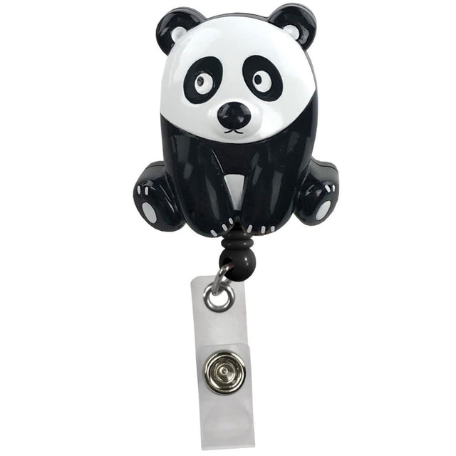 Panda-shaped badge holder on a white background - okotoks hc pharmacy