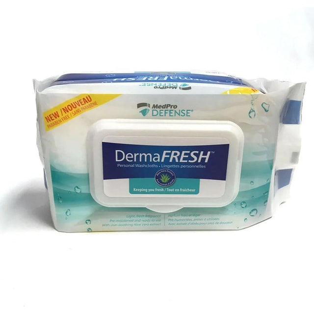 MEDPRO DEFENSE DERMA FRESH WASHCLOTHS 48 - #shop_name