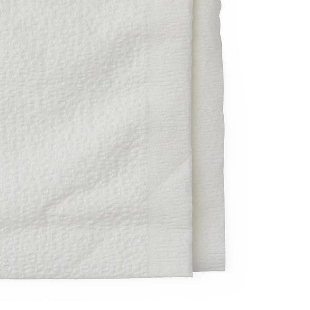 Close-up of textured white fabric on a white background - okotoks hc pharmacy