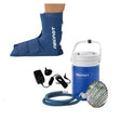 Aircast cold therapy boot with cooler and accessories on a white background - okotoks hc pharmacy