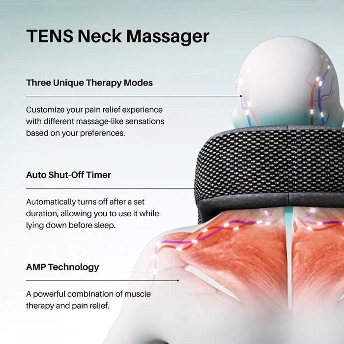 『TEN×HOS NECK BS SV』 Dr Ho's Neck Pain Pro | TENS Neck Massager with Heat – Okotoks HC