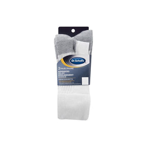 Pack of Dr. Scholl's socks with gray and white design on a white background - okotoks hc pharmacy