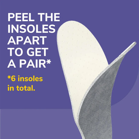 Insole with text on a purple background - okotoks hc pharmacy