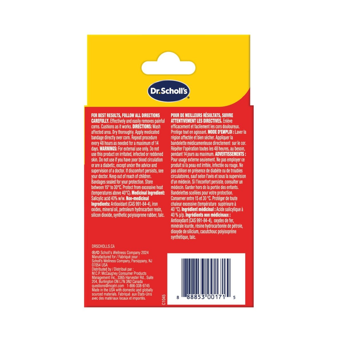 Dr. Scholl’s One Step Corn Removers - 6 Medicated Bandages - okotoks hc pharmacy