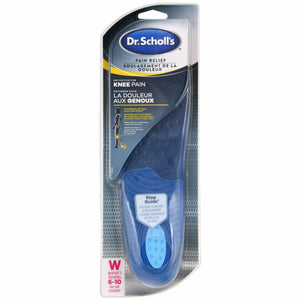 Dr. Scholl's knee pain relief insole packaging on a white background - okotoks hc pharmacy