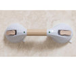 Drive 12" Suction Cup Grab Bar - White & Beige - okotoks hc pharmacy