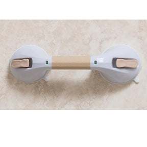 Drive 12" Suction Cup Grab Bar - White & Beige - okotoks hc pharmacy