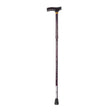 Black walking cane with decorative pattern on a white background - okotoks hc pharmacy