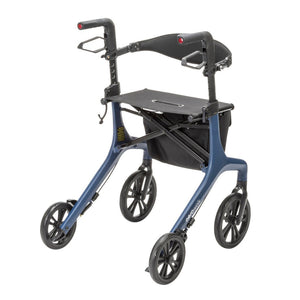 Drive AeroWalk Ultra-Lite 4-Wheel Rollator Standard - Blue - okotoks hc pharmacy