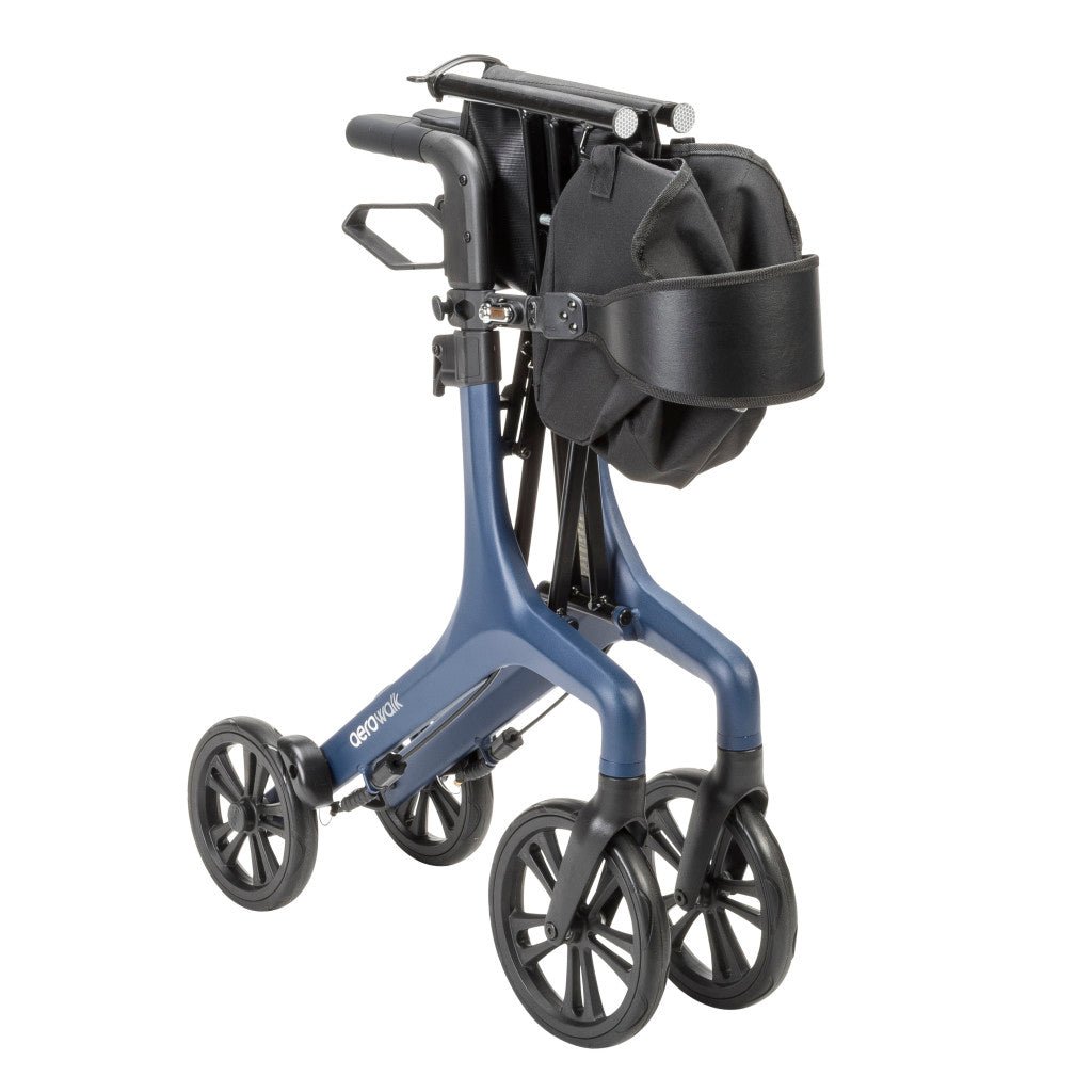 Drive AeroWalk Ultra-Lite 4-Wheel Rollator Standard - Blue - okotoks hc pharmacy