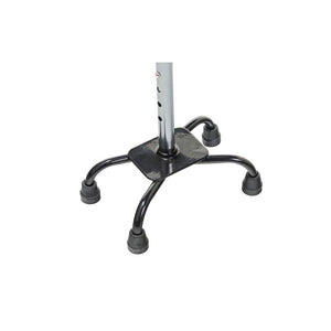 Black cane with adjustable height on a white background - okotoks hc pharmacy