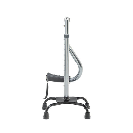 Drive Folding Quad Cane with Small Base - Charcoal - okotoks hc pharmacy