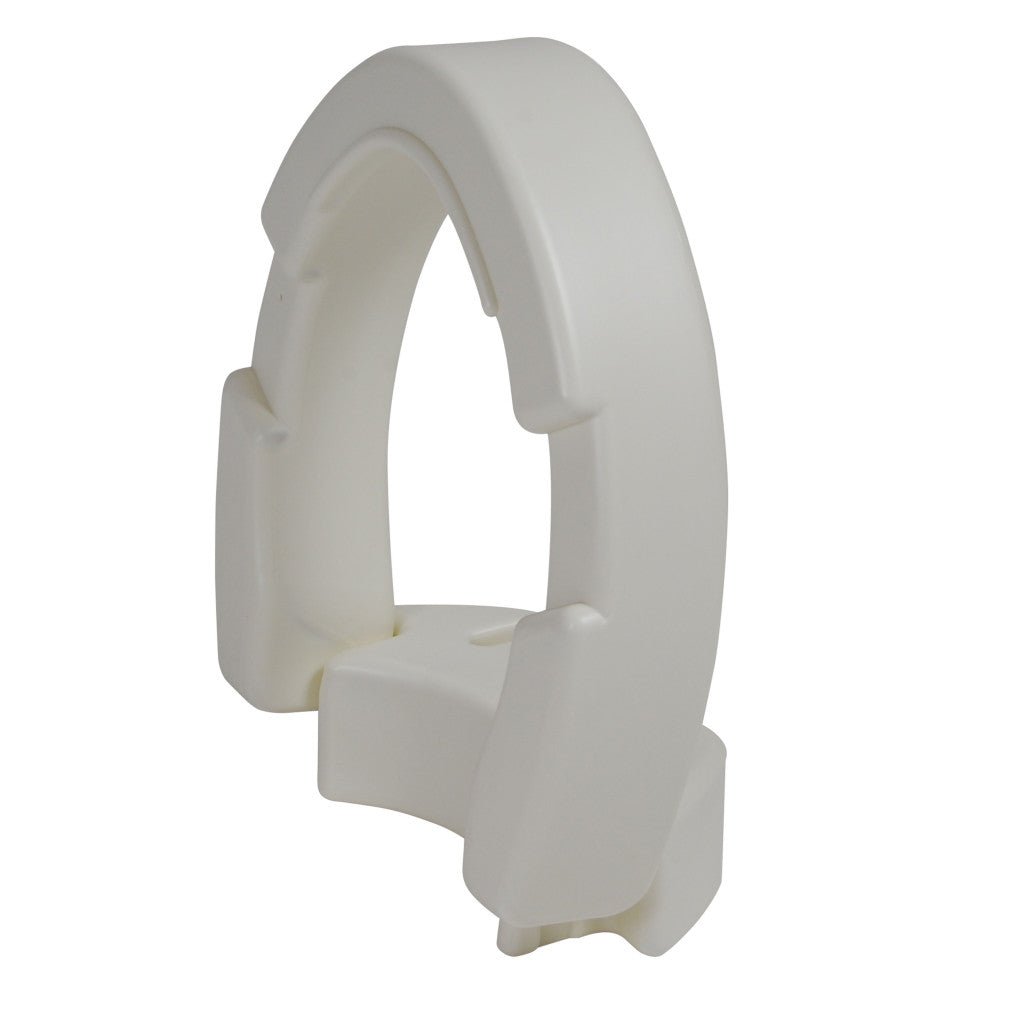White toilet seat on a white background - okotoks hc pharmacy