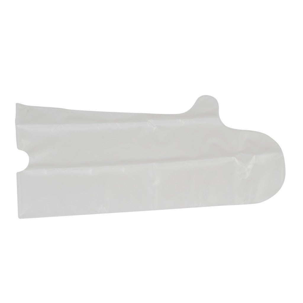 White plastic cast protector on a white background - okotoks hc pharmacy
