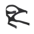 Black CPAP mask strap on a white background - okotoks hc pharmacy