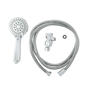 Shower head with hose and valve kit on a white background - okotoks hc pharmacy