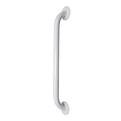 White grab bar on a white background - okotoks hc pharmacy