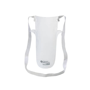 White sock aid with straps on a white background - okotoks hc pharmacy