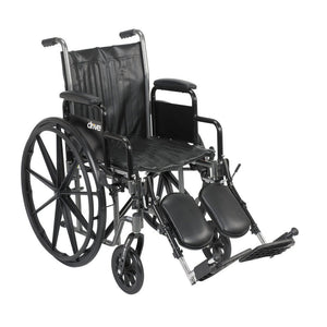 Black wheelchair with visible branding on a white background - okotoks hc pharmacy