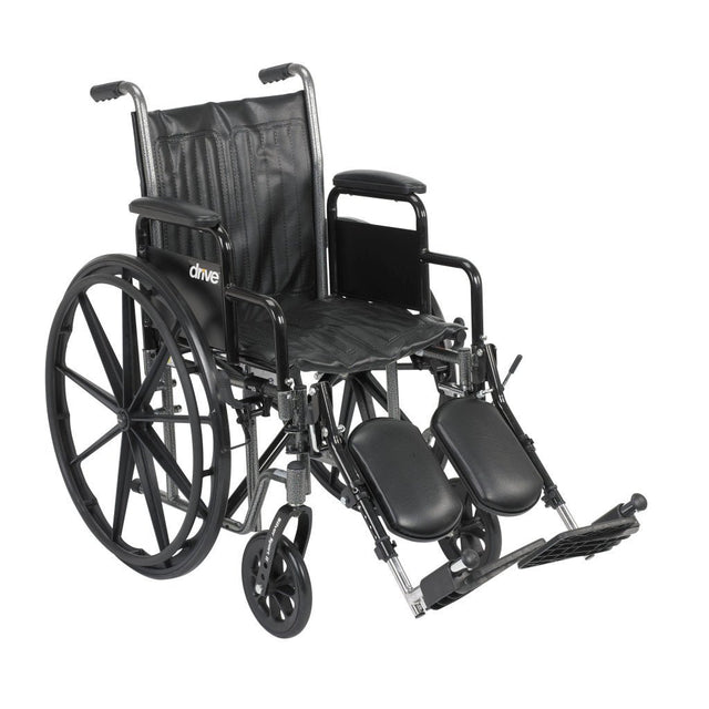 Black wheelchair with visible branding on a white background - okotoks hc pharmacy