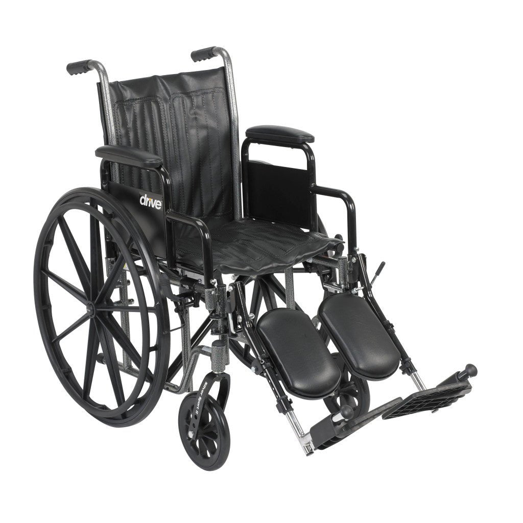 Black wheelchair with visible branding on a white background - okotoks hc pharmacy