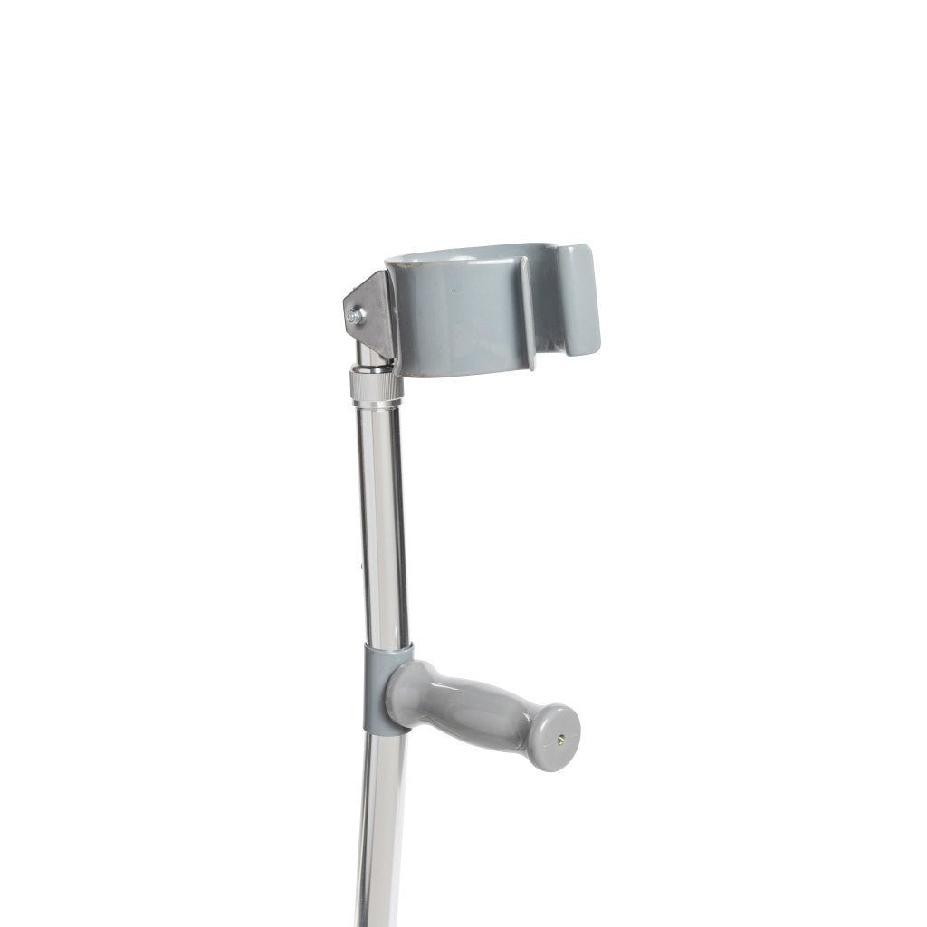 Drive Steel Forearm Crutches on a white background - okotoks hc pharmacy