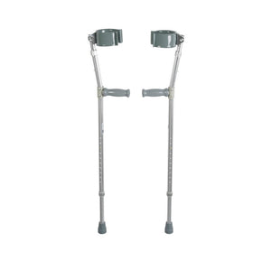 Pair of crutches on a white background - okotoks hc pharmacy
