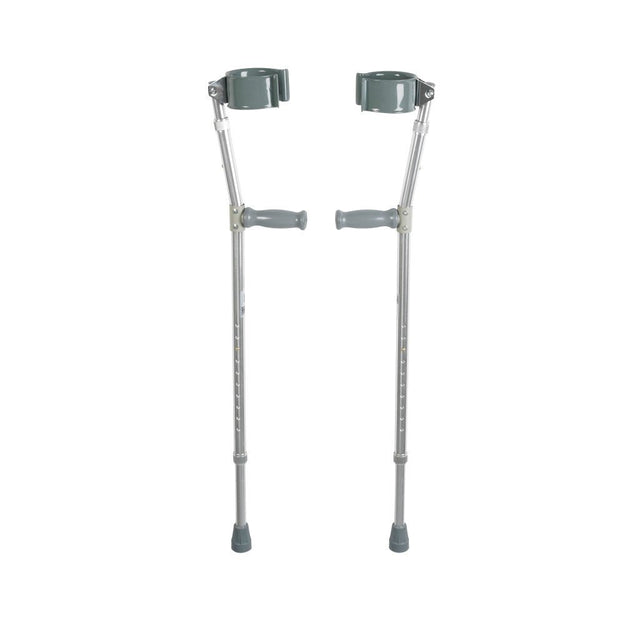 Pair of crutches on a white background - okotoks hc pharmacy