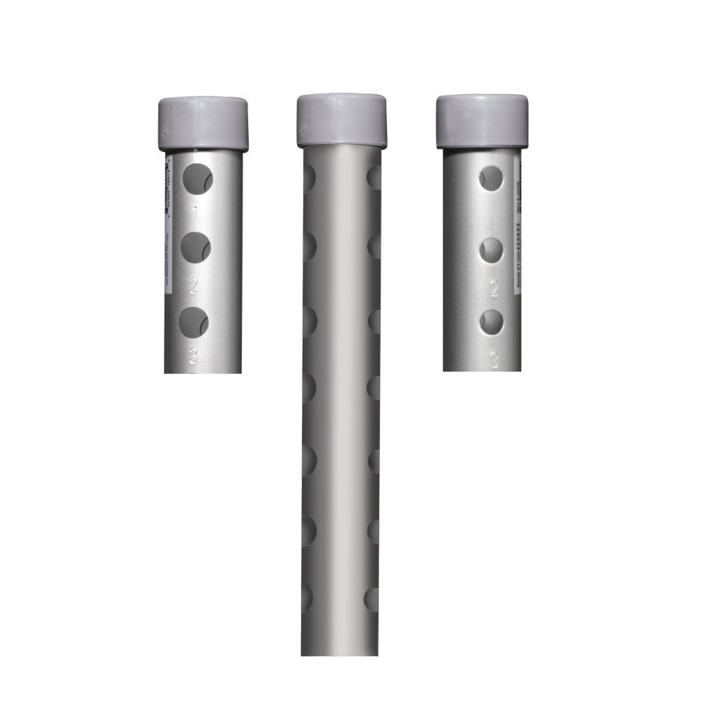 Three metallic tubes with gray caps on a white background - okotoks hc pharmacy