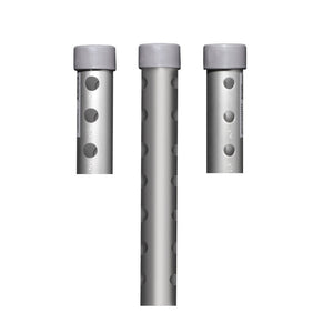 Three metallic tubes with gray caps on a white background - okotoks hc pharmacy