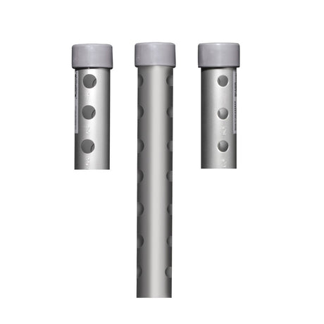 Three metallic tubes with gray caps on a white background - okotoks hc pharmacy