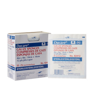 Ducare gauze sponges packaging on a white background - okotoks hc pharmacy
