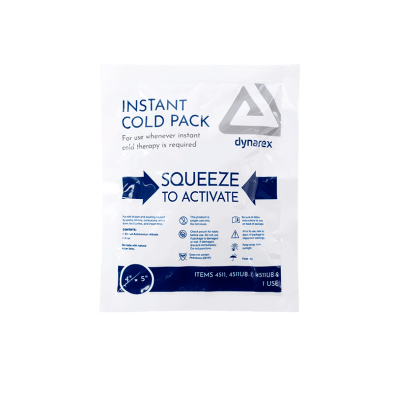 Instant cold pack with Dynarex branding on a white background - okotoks hc pharmacy