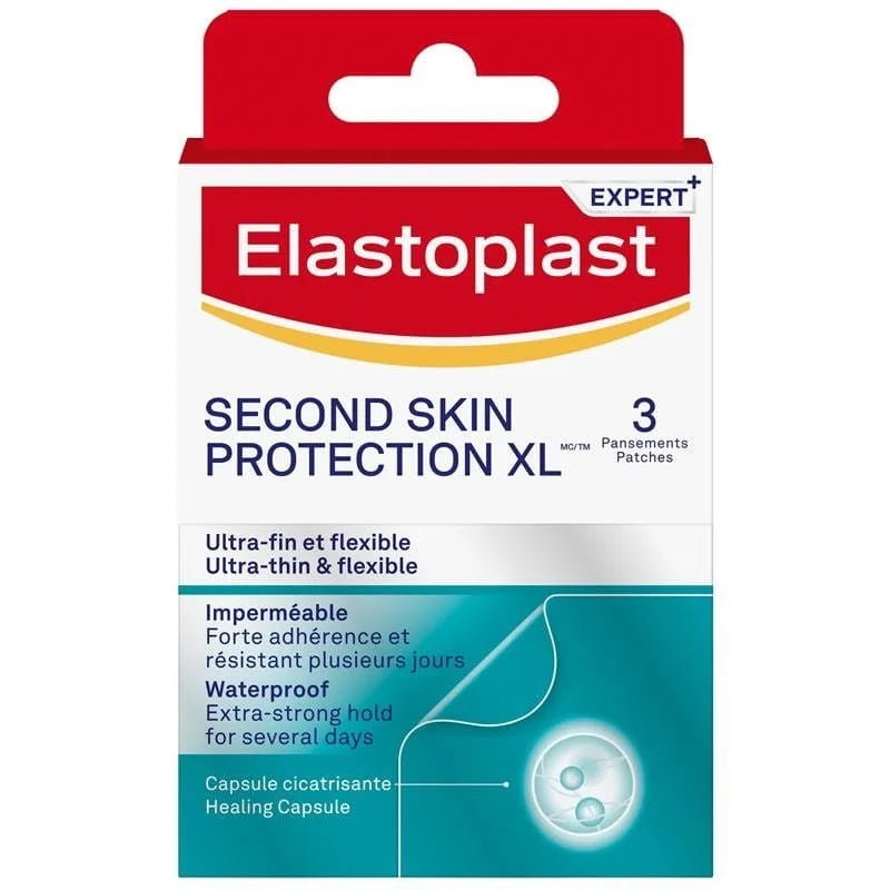 Elastoplast Second Skin Protection XL packaging on a white background - okotoks hc pharmacy