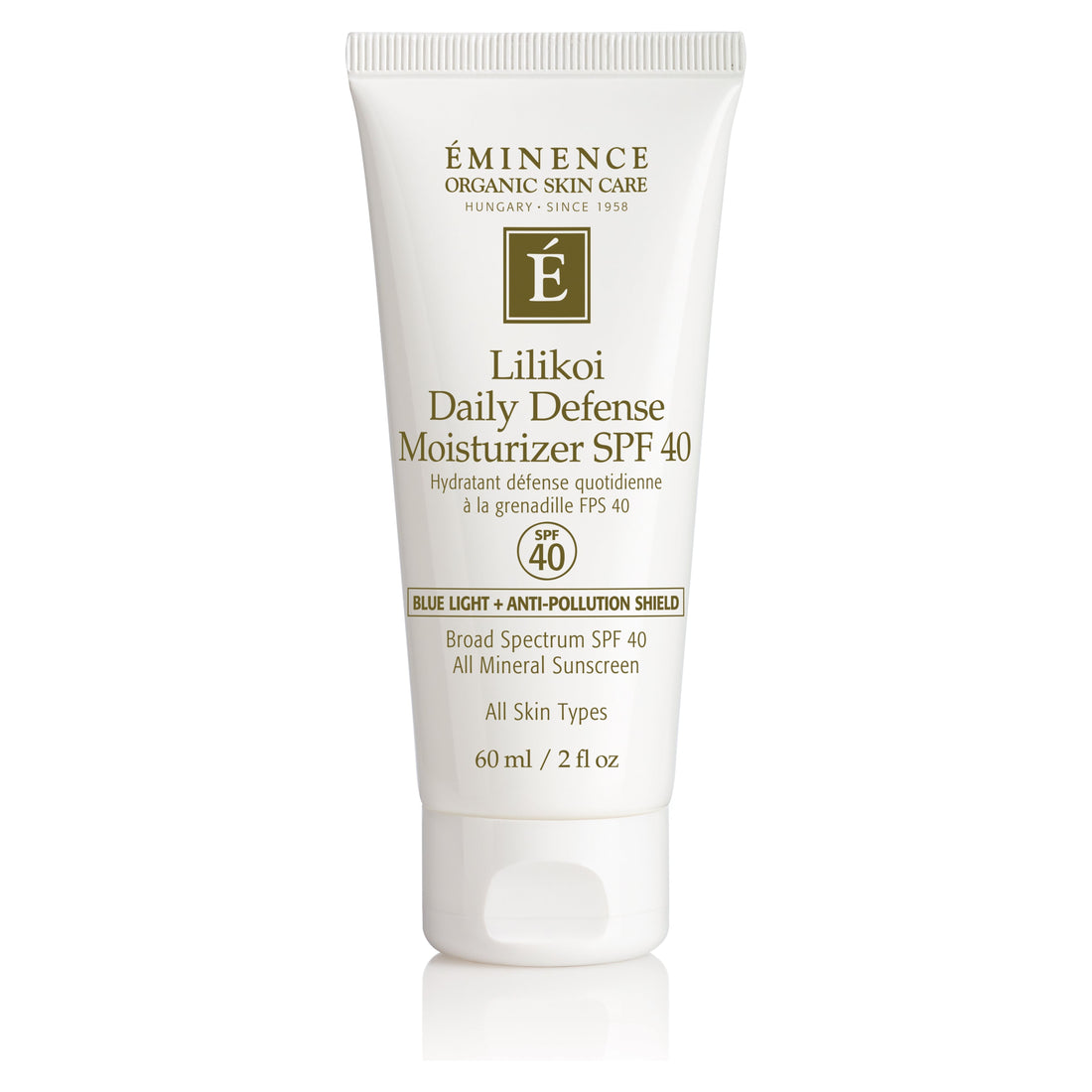 Eminence Organics Lilikoi Daily Defense Moisturizer SPF 40 2oz Retail -  Okotoks HC Pharmacy.
