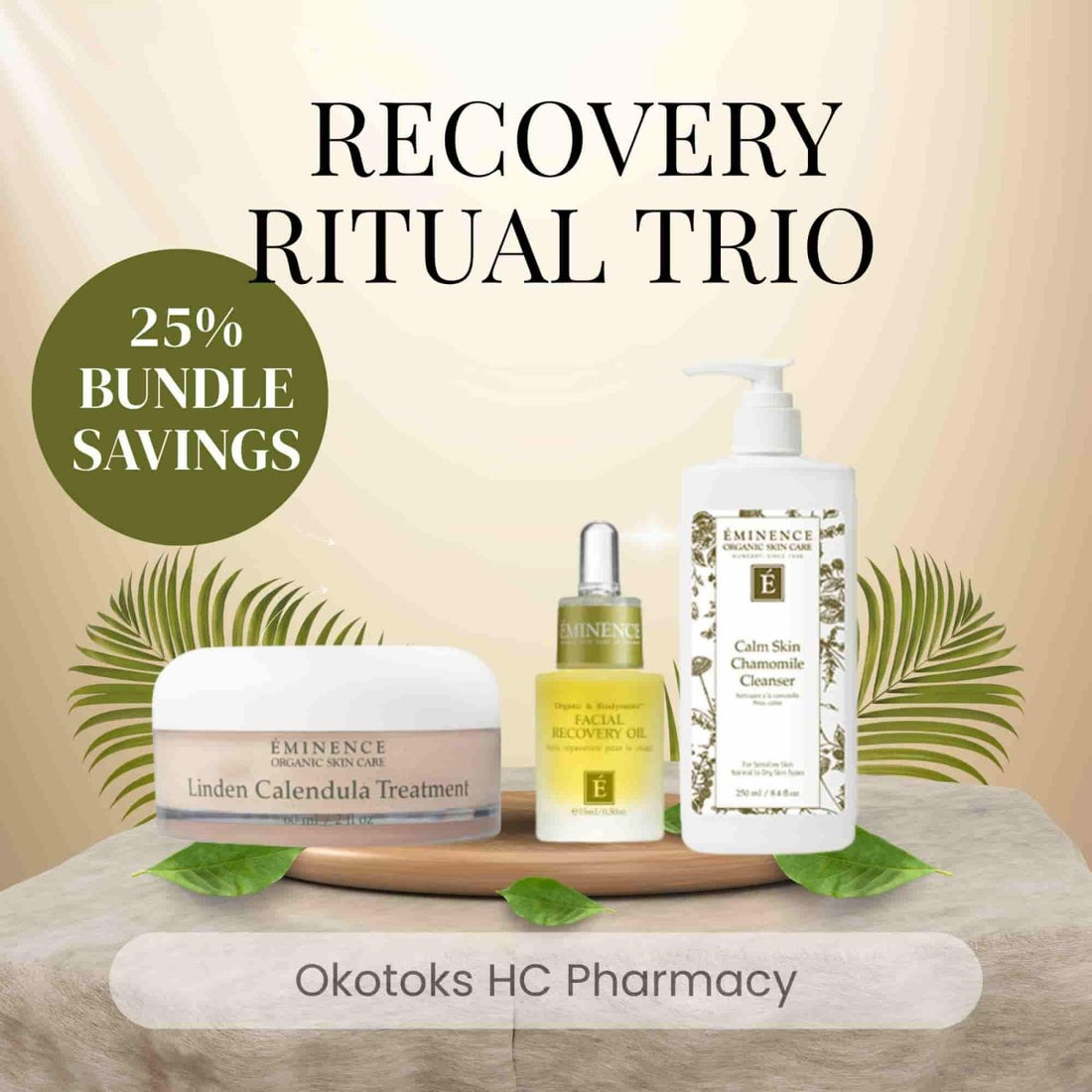 Eminence Recovery Ritual Trio – Soothe, Nourish & Restore - Okotoks HC Pharmacy