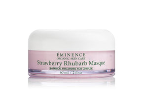Eminence Strawberry Rhubarb Masque jar on a white background - okotoks hc pharmacy