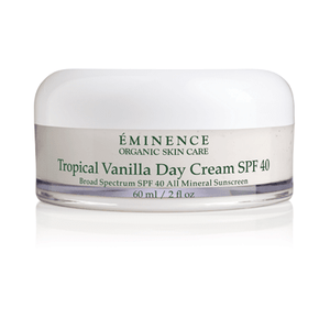 Eminence Tropical Vanilla Day Cream SPF 40 on a white background - okotoks hc pharmacy