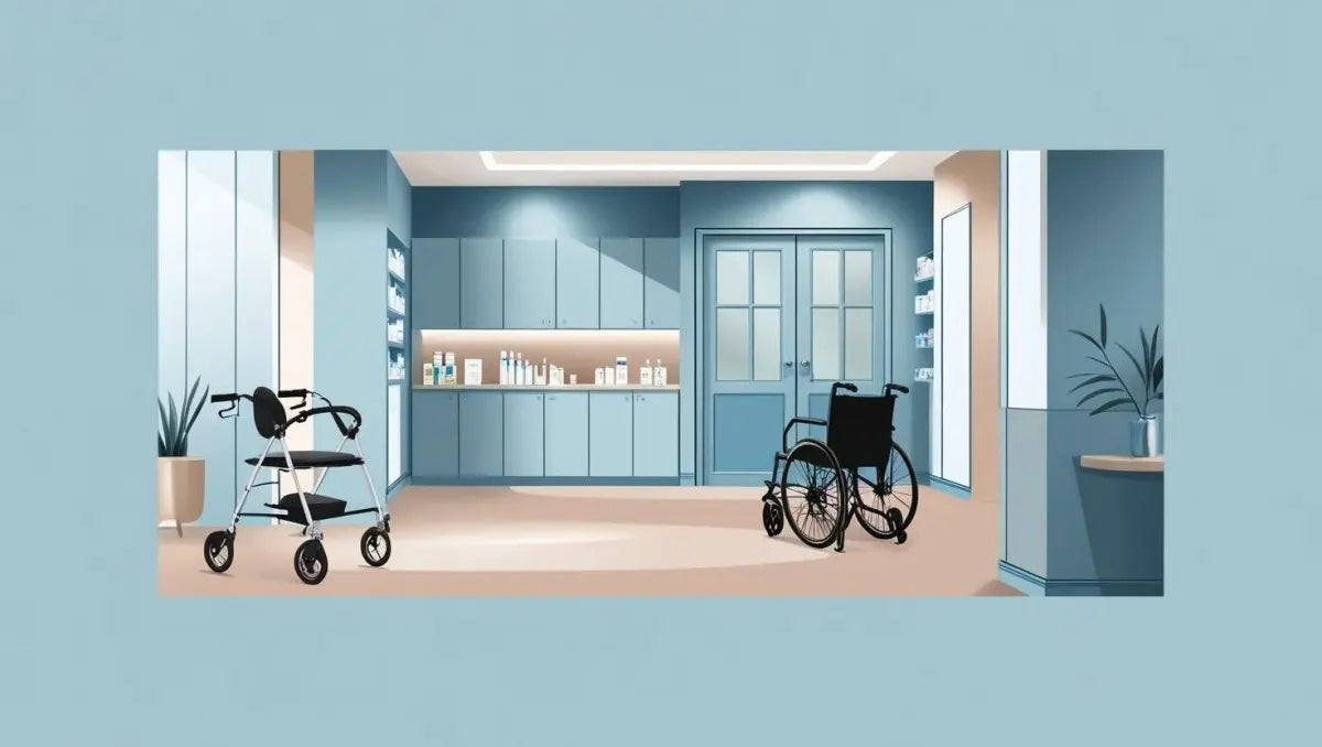 Mobility equipment rental  home health care at Okotoks HC Pharmacy