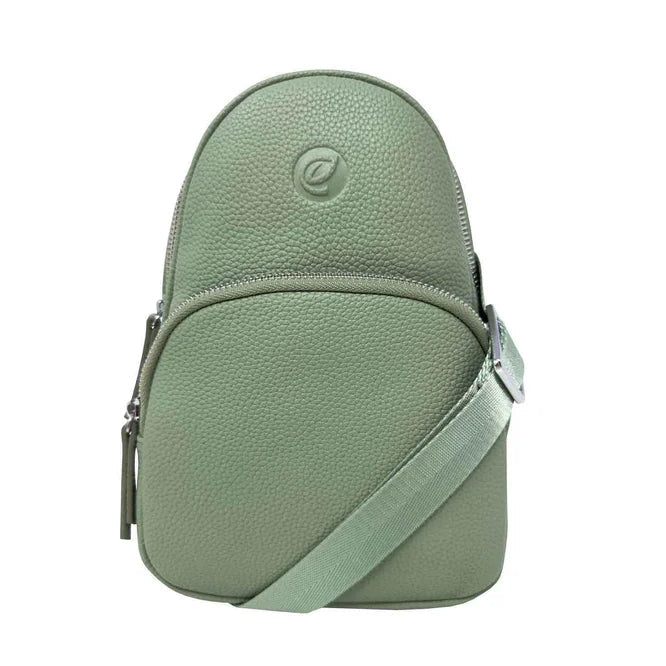 Sage crossbody bag on a white background - okotoks hc pharmacy