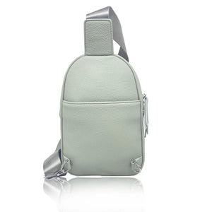 Light green sling bag on a white background - okotoks hc pharmacy