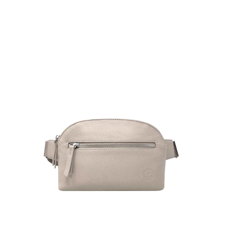 Beige waist bag on a white background - okotoks hc pharmacy