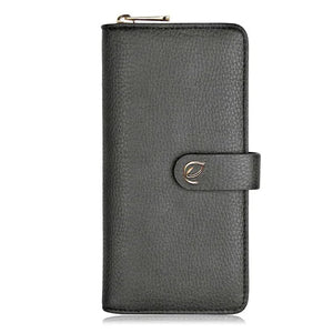 grey wallet with a brand logo on a white background - okotoks hc pharmacy