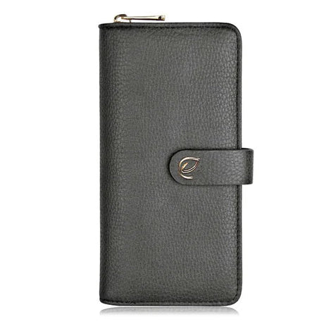 grey wallet with a brand logo on a white background - okotoks hc pharmacy