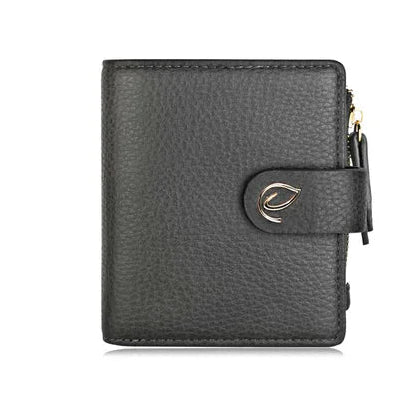 grey wallet with a brand logo on a white background - okotoks hc pharmacy