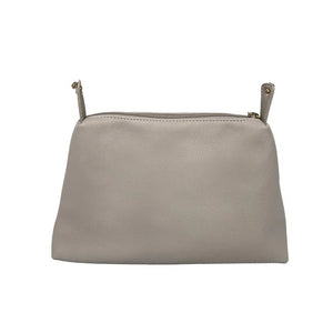 Gray pouch with a zipper on a white background - okotoks hc pharmacy