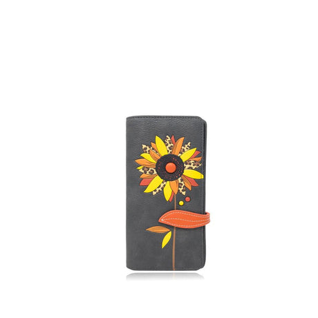 wallet with a colorful flower design on a white background - okotoks hc pharmacy